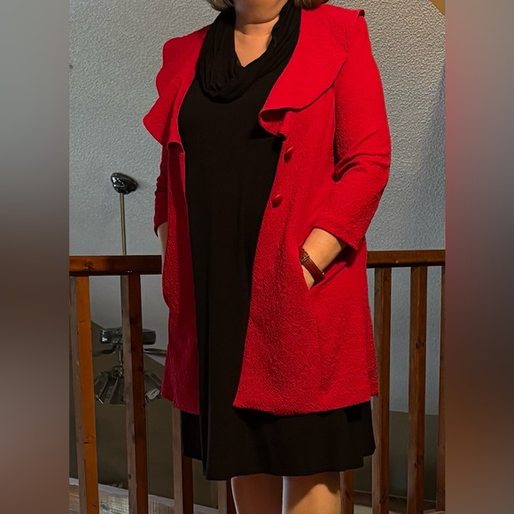 Peter Nygard Jackets & Blazers - Peter Nygard Vibrant Red Blazer